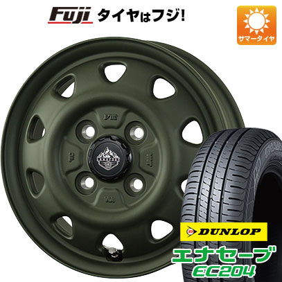 【新品国産4穴100車】 夏タイヤ ホイール4本セット 175/65R14 ダンロップ エナセーブ EC204 トピー ランドフット SWZ 14インチ :fuji 21961 144918 25602 25602:フジ スペシャルセレクション