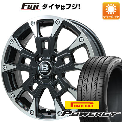 【新品 軽自動車】N-BOX タント ワゴンR 夏タイヤ ホイール4本セット 165/55R15 ピレリ パワジー ビッグウエイ B-LUGNAS BRD 15インチ
