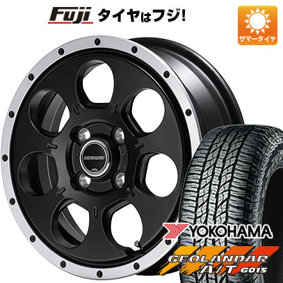 【新品 軽自動車】N BOX タント ワゴンR 夏タイヤ ホイール4本セット 165/55R15 ヨコハマ ジオランダー A/T G015 RBL MID ロードマックス WO 7 15インチ :fuji 21761 146217 34891 34891:フジ スペシャルセレクション