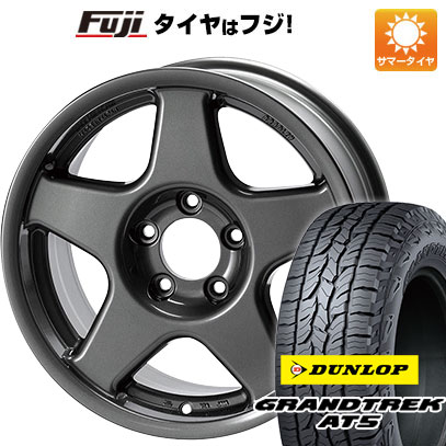 【新品】ジムニーシエラ 夏タイヤ ホイール4本セット 215/70R16 ダンロップ グラントレック AT5 フォーバイフォーエンジニア ブラッドレー V 16インチ :fuji 16701 103583 32866 32866:フジ スペシャルセレクション