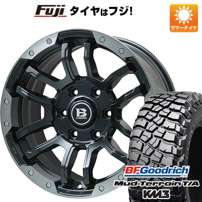 【新品国産車用 6穴139.7車】 夏タイヤ ホイール4本セット 265/60R18 BFグッドリッチ マッドテレーンT/A KM3 ビッグウエイ B-LUGNAS FRD 18インチ