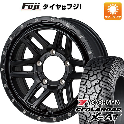 【新品】ジムニー 夏タイヤ ホイール4本セット 195/80R16 ヨコハマ ジオランダー X AT G016 OWL モンツァ HI BLOCK エルデ 16インチ :fuji 16701 137109 34475 34475:フジ スペシャルセレクション