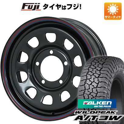 【新品】ジムニー 夏タイヤ ホイール4本セット 175/80R16 ファルケン ワイルドピーク A/T3W モリタ デイトナズ ブラック 16インチ :fuji 16701 100309 33754 33754:フジ スペシャルセレクション