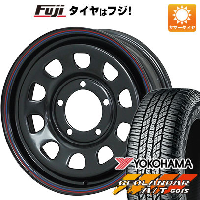 【新品】ジムニーシエラ 夏タイヤ ホイール4本セット 215/70R16 ヨコハマ ジオランダー A/T G015 RBL モリタ デイトナズ ブラック 16インチ :fuji 16701 148380 24494 24494:フジ スペシャルセレクション