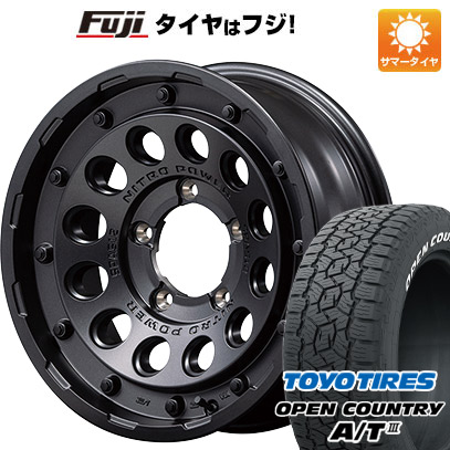 【新品】ジムニーシエラ 夏タイヤ ホイール4本セット 225/70R16 トーヨー オープンカントリー A/T III RBL MID ナイトロパワー H12 ショットガン 16インチ :fuji 16701 144865 38623 38623:フジ スペシャルセレクション