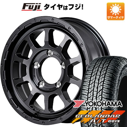 【新品】ジムニー 夏タイヤ ホイール4本セット 215/85R16 ヨコハマ ジオランダー A/T G015 OWL/RBL MID M10 PERSHING J BARREL BLACK EDITION 16インチ :fuji 16701 146182 22885 22885:フジ スペシャルセレクション