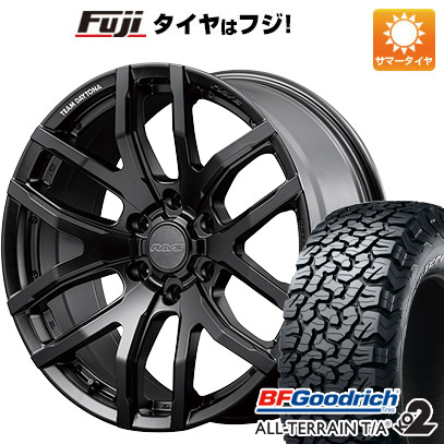 【新品国産6穴139.7車】 夏タイヤ ホイール4本セット 275/55R20 BFグッドリッチ オールテレーンT/A KO2 RBL レイズ デイトナ F6 Gain Black Edition 20インチ｜fujidesignfurniture