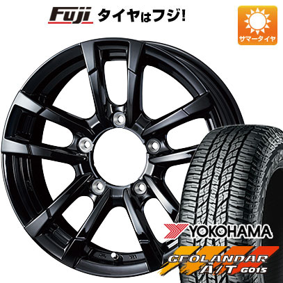 【新品】ジムニー 夏タイヤ ホイール4本セット 215/85R16 ヨコハマ ジオランダー A/T G015 OWL/RBL ウェッズ プロディータ HC2 ブラック 16インチ :fuji 16701 142681 22885 22885:フジ スペシャルセレクション