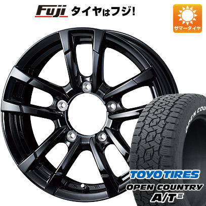 【新品】ジムニーシエラ 夏タイヤ ホイール4本セット 195/80R15 トーヨー オープンカントリー A/T III RBL ウェッズ プロディータ HC2 ブラック 15インチ :fuji 21161 142680 38633 38633:フジ スペシャルセレクション