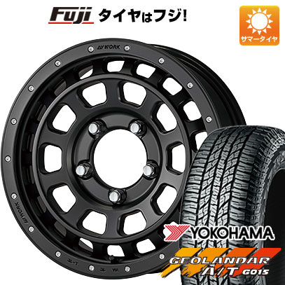 【新品】ジムニー 夏タイヤ ホイール4本セット 185/85R16 ヨコハマ ジオランダー A/T G015 WL/RBL ワーク クラッグ ティーグラビック SHADOW EDITION 16インチ :fuji 16701 146695 37521 37521:フジ スペシャルセレクション