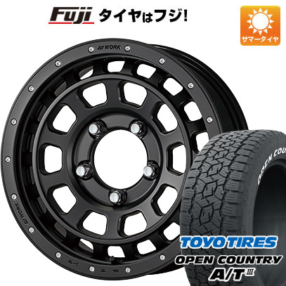 【新品】ジムニー 夏タイヤ ホイール４本セット 175/80R16 OPEN COUNTRY A/T III RWL/RBL ワーク クラッグ ティーグラビック SHADOW EDITION 16インチ :fuji 16701 146695 42835 42835:フジ スペシャルセレクション