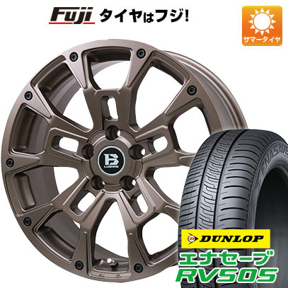 【新品国産5穴114.3車】 夏タイヤ ホイール4本セット 215/60R16 ダンロップ エナセーブ RV505 ビッグウエイ B LUGNAS BRD(マットブロンズ) 16インチ :fuji 1601 146662 29348 29348:フジ スペシャルセレクション