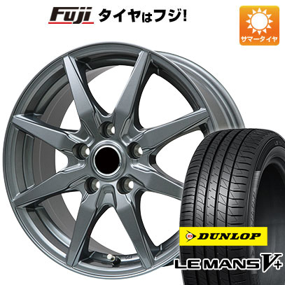 【新品】フリード 5穴/114 夏タイヤ ホイール４本セット 205/45R17 ダンロップ ルマン V+(ファイブプラス) ブランドル CJ28 17インチ :fuji 1670 149834 40672 40672:フジ スペシャルセレクション