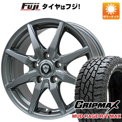 【新品国産5穴114.3車】 夏タイヤ ホイール４本セット 215/60R17 グリップマックス マッドレイジR/T MAX RWL(限定) ブランドル CJ28 17インチ :fuji 1843 149834 33240 33240:フジ スペシャルセレクション