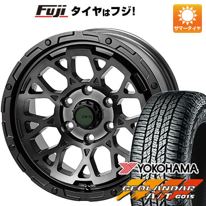 【新品国産5穴114.3車】 夏タイヤ ホイール４本セット 215/70R16 ヨコハマ ジオランダー A/T G015 RBL 4X4 エアージー ロックス ゴーストエディション 16インチ :fuji 1581 147252 24494 24494:フジ スペシャルセレクション