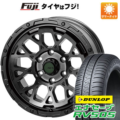 【新品国産5穴114.3車】 夏タイヤ ホイール４本セット 215/70R16 ダンロップ エナセーブ RV505 4X4 エアージー ロックス ゴーストエディション 16インチ :fuji 1581 147252 41039 41039:フジ スペシャルセレクション