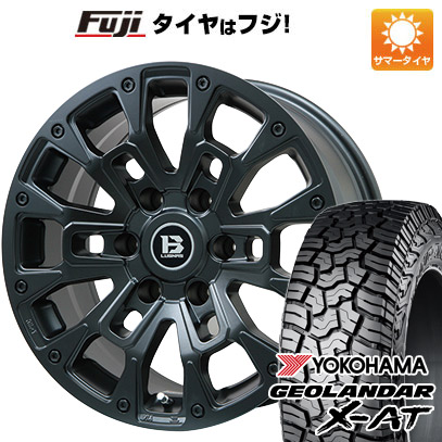 【新品国産6穴139.7車】 夏タイヤ ホイール4本セット 275/65R18 ヨコハマ ジオランダー X AT G016 ビッグウエイ B LUGNAS BRD(マットブラック) 18インチ :fuji 16581 146675 37169 37169:フジ スペシャルセレクション