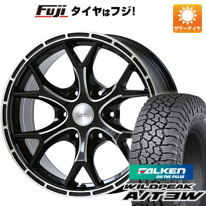 【新品国産車用 6穴139.7車】 夏タイヤ ホイール4本セット 35X12.5R17 ファルケン ワイルドピーク A/T3W ジャオス トライブクロウ 17インチ