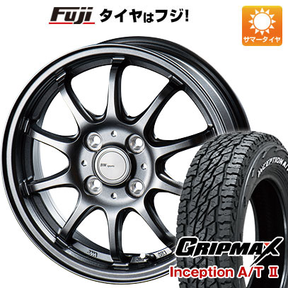 【新品 軽自動車】タフト ソリオ サマータイヤ ホイール4本セット 165/65R15 GRIPMAX インセプション A/TII RWL ビッグウエイ BWスポーツ ZT10 15インチ :fuji 21761 151710 42829 42829:フジ スペシャルセレクション