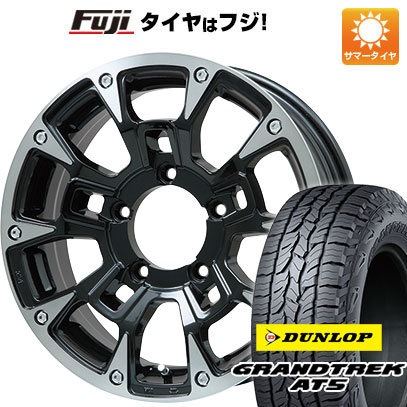 【新品】ジムニー 夏タイヤ ホイール4本セット 175/80R16 ダンロップ グラントレック AT5 ビッグウエイ B LUGNAS BRD 16インチ :fuji 16701 146649 32872 32872:フジ スペシャルセレクション