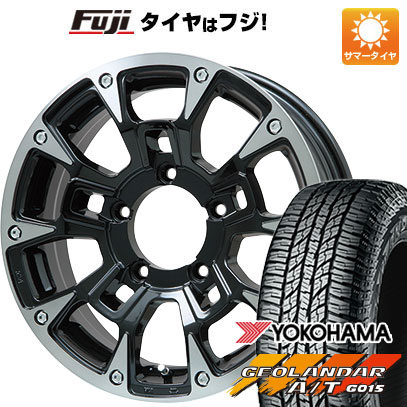 【新品】ジムニー 夏タイヤ ホイール4本セット 175/80R16 ヨコハマ ジオランダー A/T G015 RBL ビッグウエイ B LUGNAS BRD 16インチ :fuji 16701 146649 23764 23764:フジ スペシャルセレクション