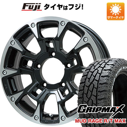 【新品】ジムニーシエラ 夏タイヤ ホイール4本セット 225/70R16 グリップマックス マッドレイジR/T MAX RWL(限定) ビッグウエイ B LUGNAS BRD 16インチ :fuji 16701 146649 33239 33239:フジ スペシャルセレクション