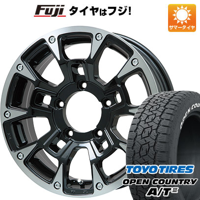 【新品】ジムニー 夏タイヤ ホイール4本セット 175/80R16 トーヨー オープンカントリー A/T III RBL ビッグウエイ B LUGNAS BRD 16インチ :fuji 16701 146649 38629 38629:フジ スペシャルセレクション