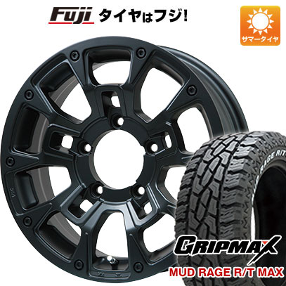 【新品】ジムニーシエラ 夏タイヤ ホイール4本セット 225/70R16 グリップマックス マッドレイジR/T MAX RWL(限定) ビッグウエイ B LUGNAS BRD 16インチ :fuji 16701 146651 33239 33239:フジ スペシャルセレクション