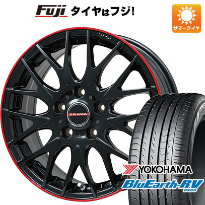 【パンク保証付き】【新品国産5穴114.3車】 夏タイヤ ホイール4本セット 205/55R16 ヨコハマ ブルーアース RV 03 ビッグウエイ LEYSEEN プラバ9MJrII 16インチ :fuji 1622 147116 36884 36884:フジ スペシャルセレクション