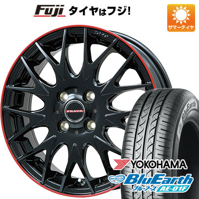 【新品 軽自動車】ソリオ ハスラー 夏タイヤ ホイール4本セット 165/70R14 ヨコハマ ブルーアース AE-01F ビッグウエイ LEYSEEN プラバ9MJrII 14インチ