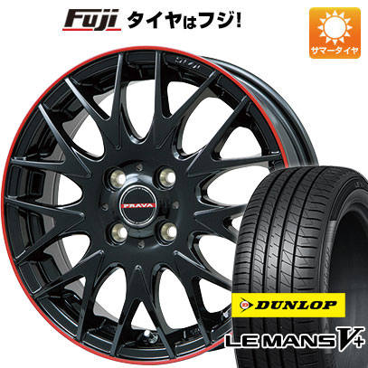 【新品国産4穴100車】 夏タイヤ ホイール４本セット 185/60R15 ダンロップ ルマン V+(ファイブプラス) ビッグウエイ LEYSEEN プラバ9MJrII 15インチ｜fujidesignfurniture