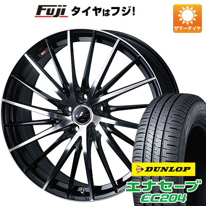 【新品国産5穴114.3車】 夏タイヤ ホイール４本セット 215/45R17 ダンロップ エナセーブ EC204 ウェッズ レオニス FR 17インチ :fuji 1781 153530 25556 25556:フジ スペシャルセレクション