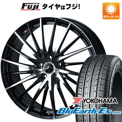 【新品国産5穴114.3車】 夏タイヤ ホイール４本セット 225/50R18 ヨコハマ ブルーアース ES32 ウェッズ レオニス FR 18インチ :fuji 1301 153531 35470 35470:フジ スペシャルセレクション