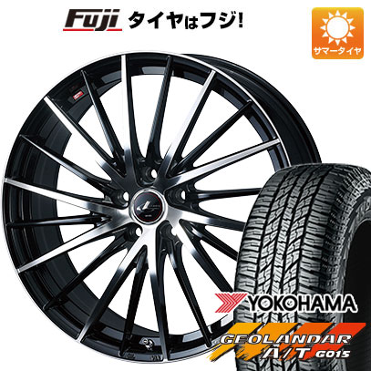 GEOLANDAR 【新品国産車用 5穴100車】 夏タイヤ ホイール4本セット 