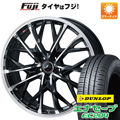 【新品国産5穴114.3車】 夏タイヤ ホイール４本セット 215/45R17 ダンロップ エナセーブ EC204 ウェッズ レオニス MV 17インチ :fuji 1781 153611 25556 25556:フジ スペシャルセレクション