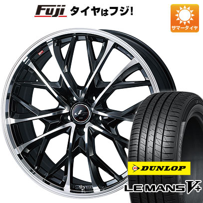 【新品国産5穴114.3車】 夏タイヤ ホイール４本セット 225/45R18 ダンロップ ルマン V+(ファイブプラス) ウェッズ レオニス MV 18インチ :fuji 1261 153614 40693 40693:フジ スペシャルセレクション