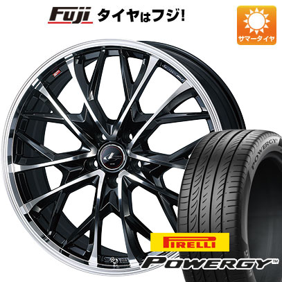 【新品国産5穴114.3車】 夏タイヤ ホイール４本セット 205/50R17 ピレリ パワジー ウェッズ レオニス MV 17インチ :fuji 1672 153611 38262 38262:フジ スペシャルセレクション