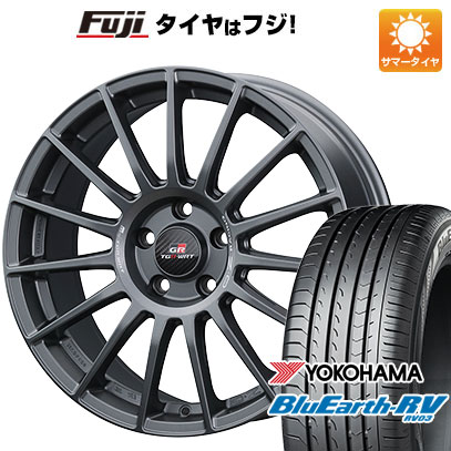 【パンク保証付き】【新品国産車用 5穴114.3車】 夏タイヤ ホイール４本セット 245/35R20 ヨコハマ ブルーアース RV-03 OZ スーパーツーリズモ TGR-WRT 20インチ