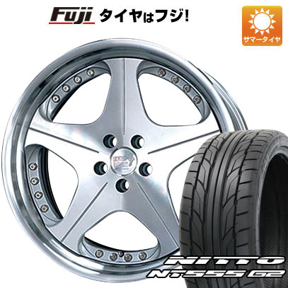 【パンク保証付き】【新品】40系アルファード用 夏タイヤ ホイール4本セット 245/45R20 ニットー NT555 G2 スーパースター レオンハルト オルデン 20インチ｜fujidesignfurniture