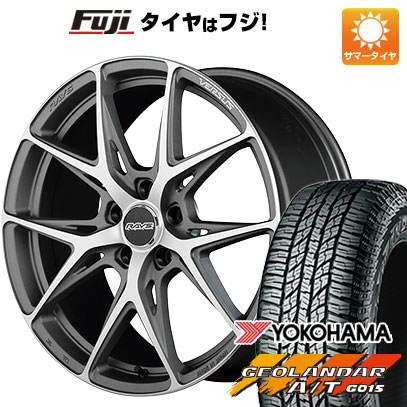 【新品国産5穴114.3車】 夏タイヤ ホイール４本セット 225/60R18 ヨコハマ ジオランダー A/T G015 RBL レイズ VERSUS クラフトコレクション VV21S (M4) 18インチ :fuji 1341 147162 31742 31742:フジ スペシャルセレクション