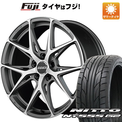 【パンク保証付き】【新品国産5穴114.3車】 夏タイヤ ホイール4本セット 245/35R19 ニットー NT555 G2 レイズ VERSUS クラフトコレクション VV21S 19インチ :fuji 1123 147181 23595 23595:フジ スペシャルセレクション