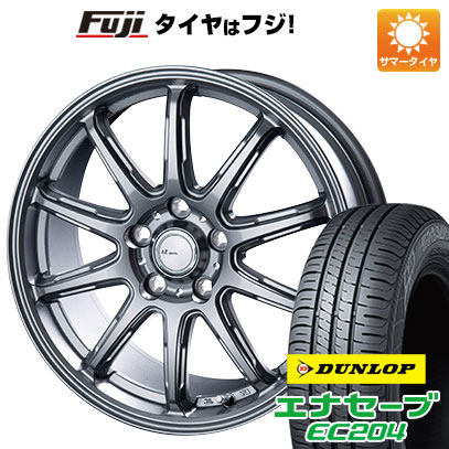 【新品国産5穴114.3車】 夏タイヤ ホイール４本セット 215/45R17 ダンロップ エナセーブ EC204 インターミラノ AZ SPORTS RC 10 ダークシルバー 17インチ :fuji 1781 151672 25556 25556:フジ スペシャルセレクション