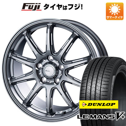 【新品国産5穴100車】 夏タイヤ ホイール４本セット 215/45R17 ダンロップ ルマン V+(ファイブプラス) インターミラノ AZ SPORTS RC 10 ダークシルバー 17インチ :fuji 1674 151672 40682 40682:フジ スペシャルセレクション