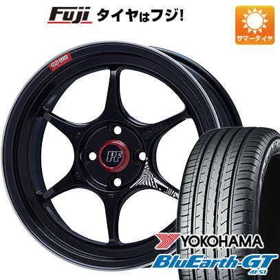 【新品国産5穴114.3車】 夏タイヤ ホイール４本セット 225/55R17 ヨコハマ ブルーアース GT AE51 エンケイ PF06 マシニングブラック 17インチ :fuji 1861 152478 28556 28556:フジ スペシャルセレクション