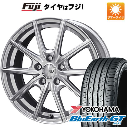 【新品国産5穴114.3車】 夏タイヤ ホイール４本セット 205/55R17 ヨコハマ ブルーアース GT AE51 共豊 ザインEK 17インチ :fuji 1741 152006 28554 28554:フジ スペシャルセレクション