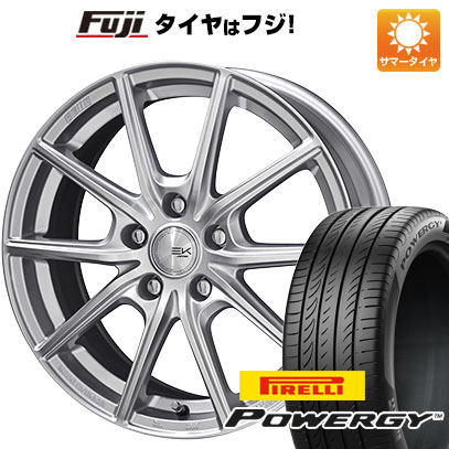 【新品国産5穴114.3車】 夏タイヤ ホイール4本セット 205/65R16 ピレリ パワジー 共豊 ザインEK 16インチ :fuji 1311 152400 36999 36999:フジ スペシャルセレクション