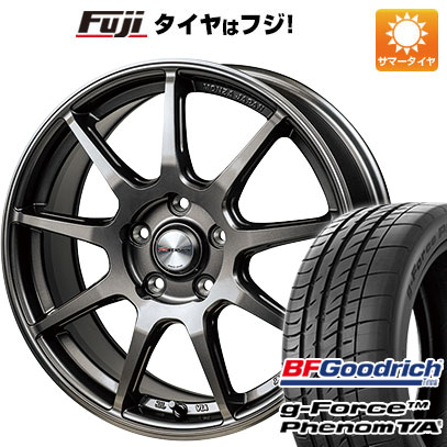 【新品国産4穴100車】 夏タイヤ ホイール４本セット 205/45R17 BFグッドリッチ(フジ専売) g FORCE フェノム T/A モンツァ Rバージョン FS99 17インチ :fuji 1669 153835 41269 41269:フジ スペシャルセレクション