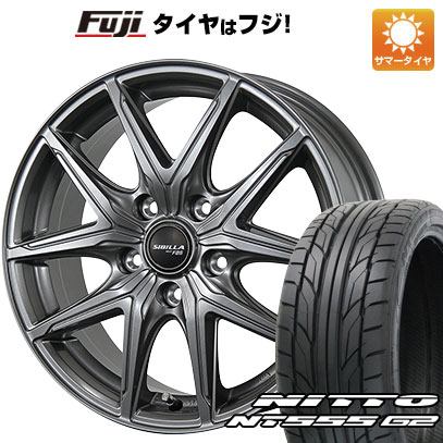 【パンク保証付き】【新品国産5穴114.3車】 夏タイヤ ホイール４本セット 225/45R18 ニットー NT555 G2 トピー シビラ NEXT F05 18インチ :fuji 1261 152032 23608 23608:フジ スペシャルセレクション