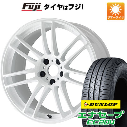 【新品国産5穴114.3車】 夏タイヤ ホイール４本セット 215/55R17 ダンロップ エナセーブ EC204 ワーク エモーション ZR7 17インチ :fuji 1841 153592 25558 25558:フジ スペシャルセレクション