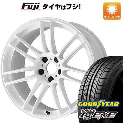 【新品】ライズ（ハイブリッド） 夏タイヤ ホイール４本セット 215/45R18 グッドイヤー イーグル エルエス エグゼ(限定) ワーク エモーション ZR7 18インチ :fuji 25241 153597 31586 31586:フジ スペシャルセレクション